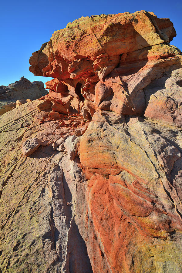 Vein of Color in Valley of Fire #2 Photograph by Ray Mathis