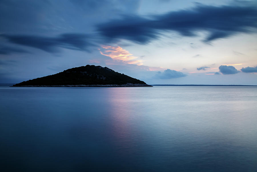 Veli Osir Island at dawn, Losinj Island, Croatia. Photograph by Ian Middleton