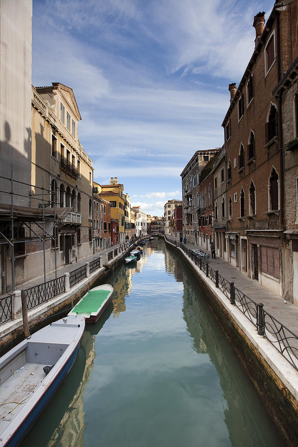 Boat Photograph - Venezia #1 by Andre Goncalves