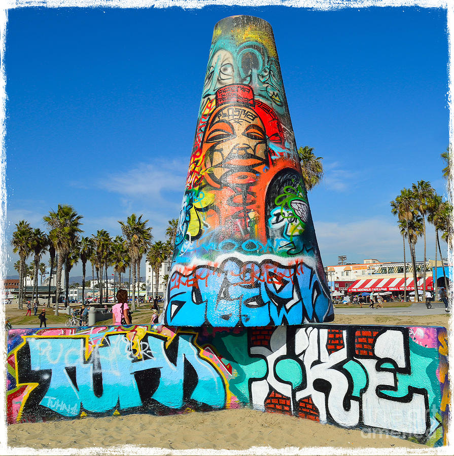 Venice Beach Graffiti #1 Photograph by Scott Parker
