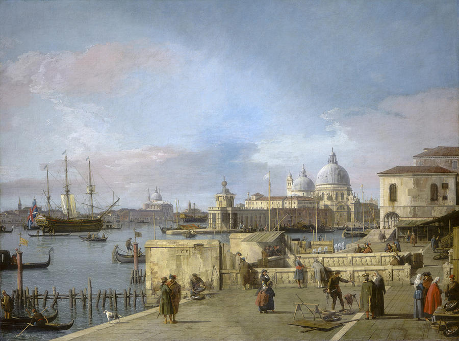 Venice by Canaletto #1 Painting by MotionAge Designs