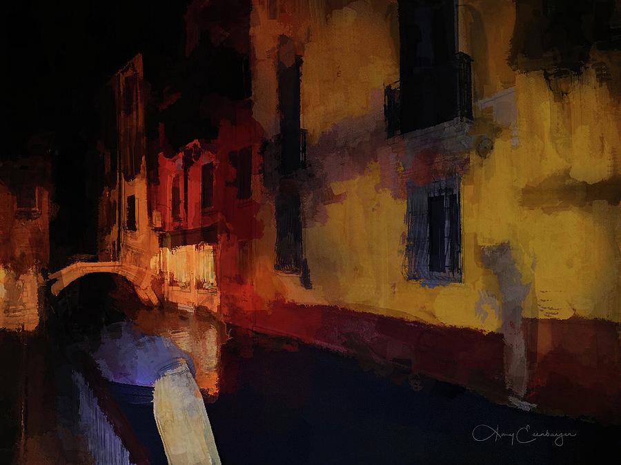 Venice by Night Digital Art by Looking Glass Images