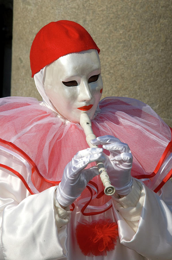 Venice Carnival Mask Italy #1 Photograph by Amos Gal