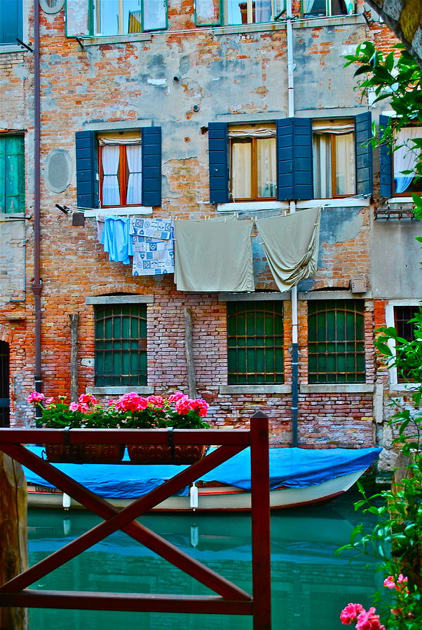 Boat Photograph - Venice #1 by Dorota Nowak