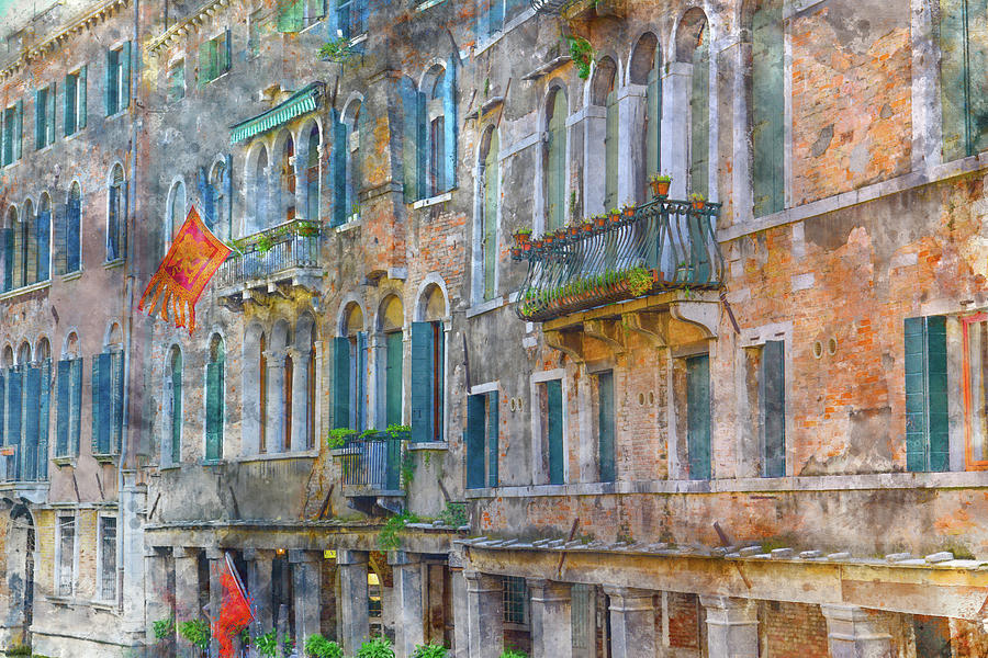 Venice Italy Buildings #1 Photograph by Brandon Bourdages