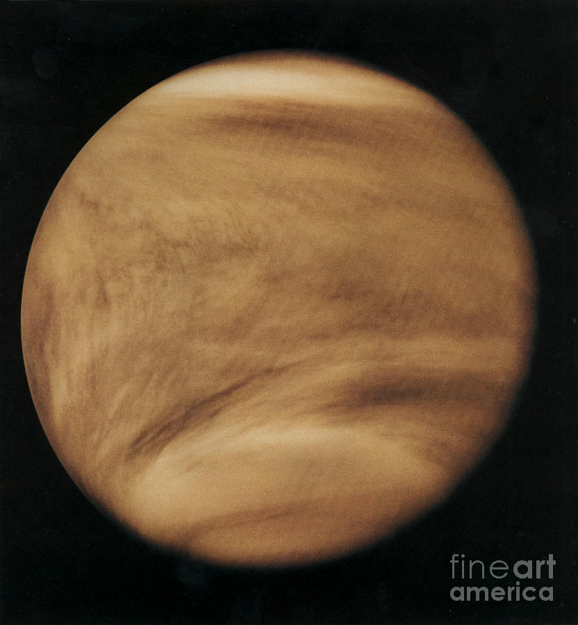 Venusian Clouds, Pioneer Venus Orbiter #1 Photograph by Science Source