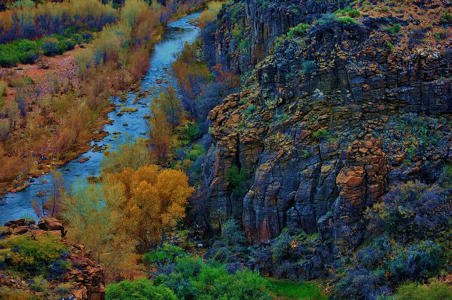 Verde River Canyon #1 Photograph by Helen Carson
