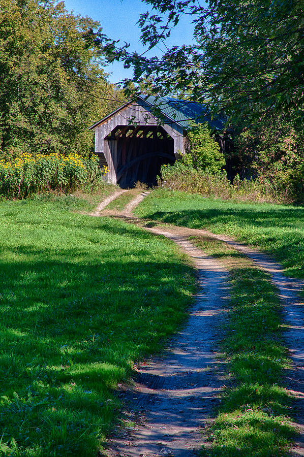 Vermont Autumn at Gates covered bridge #2 Photograph by Jeff Folger Vermont Autumn at Gates covered bridge #2 Photograph by Jeff Folger