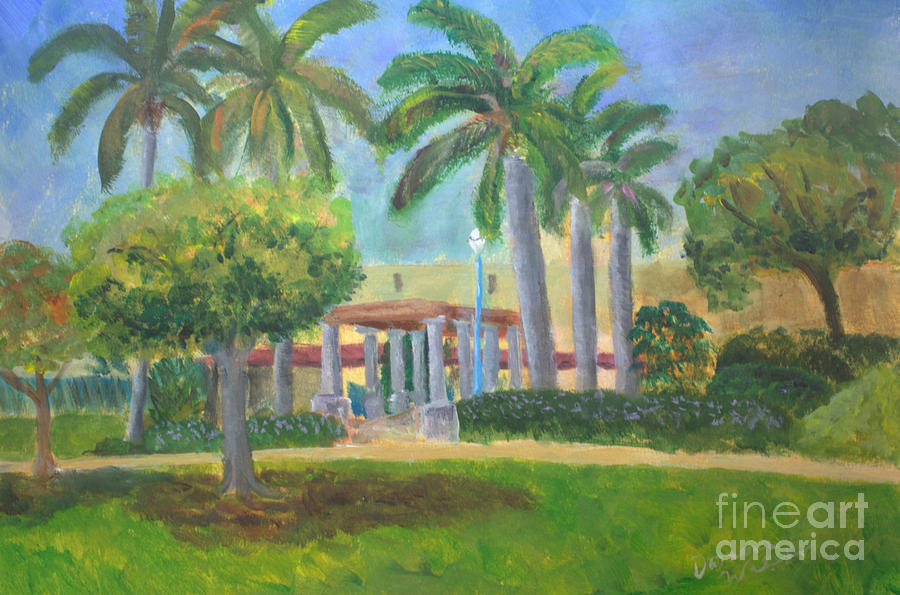Veterans Park #1 Painting by Donna Walsh