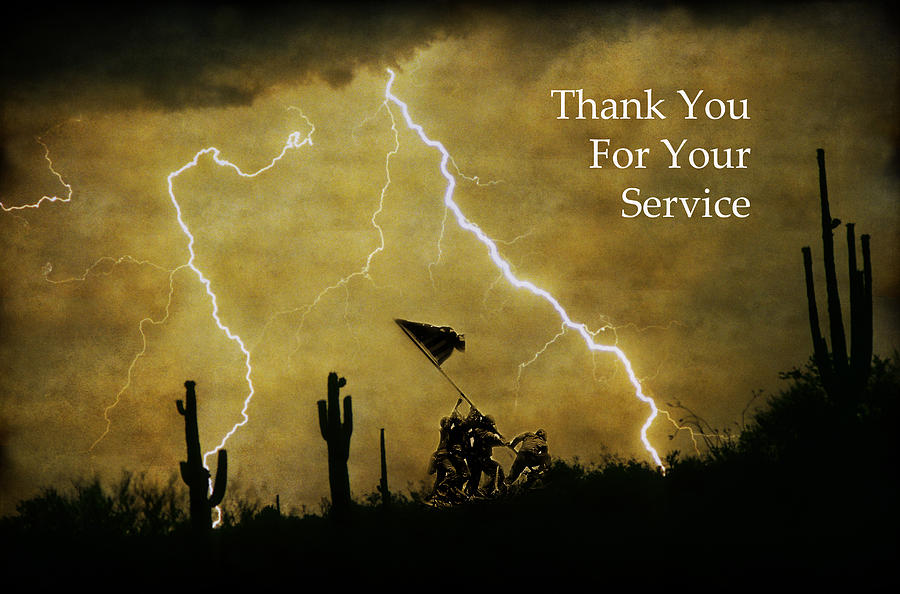 Thank You For Your Service  Photograph by James BO Insogna