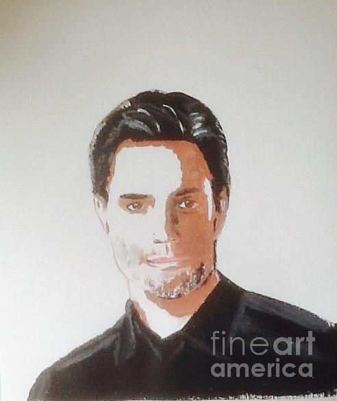 Victor Webster #1 Painting by Audrey Pollitt