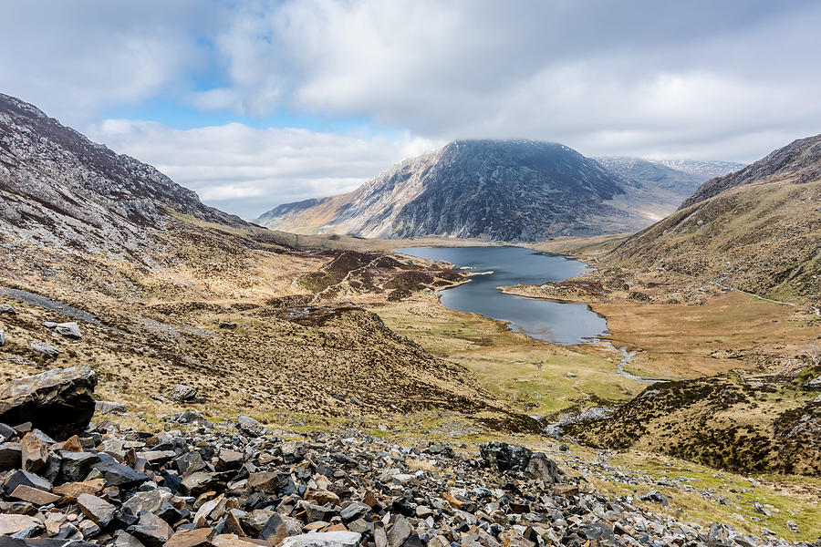 View from Glyder Fawr Photograph by Nick Bywater