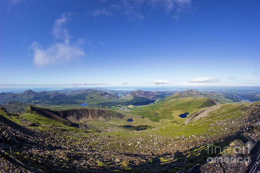 View From Snowdon Summit #1 Photograph by Ian Mitchell