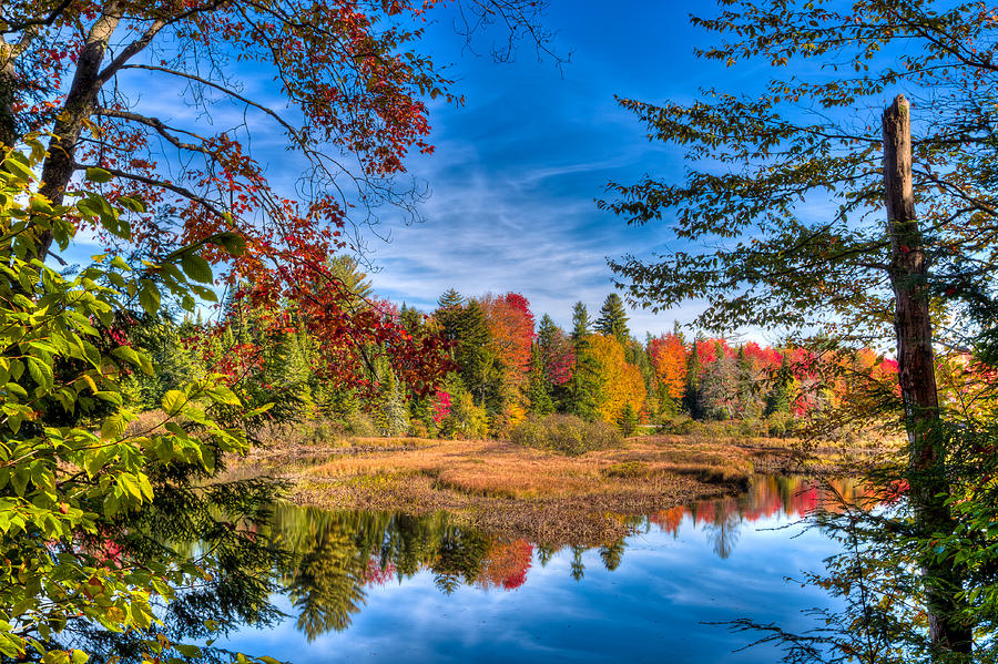 Fall Photograph - View from the Lock and Dam Trail #1 by David Patterson