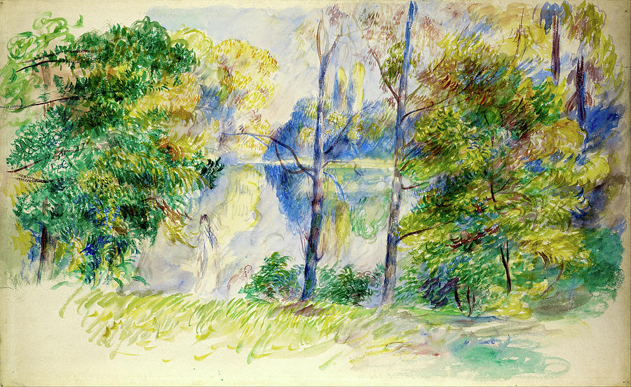 View Of A Park Painting By Pierre Auguste Renoir Fine Art America   1 View Of A Park Pierre Auguste Renoir 