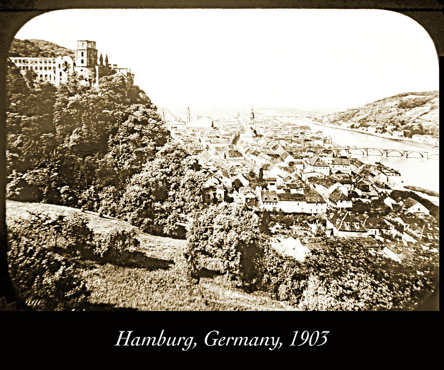 View of Hamburg, Germany, 1903 #1 Photograph by A Macarthur Gurmankin