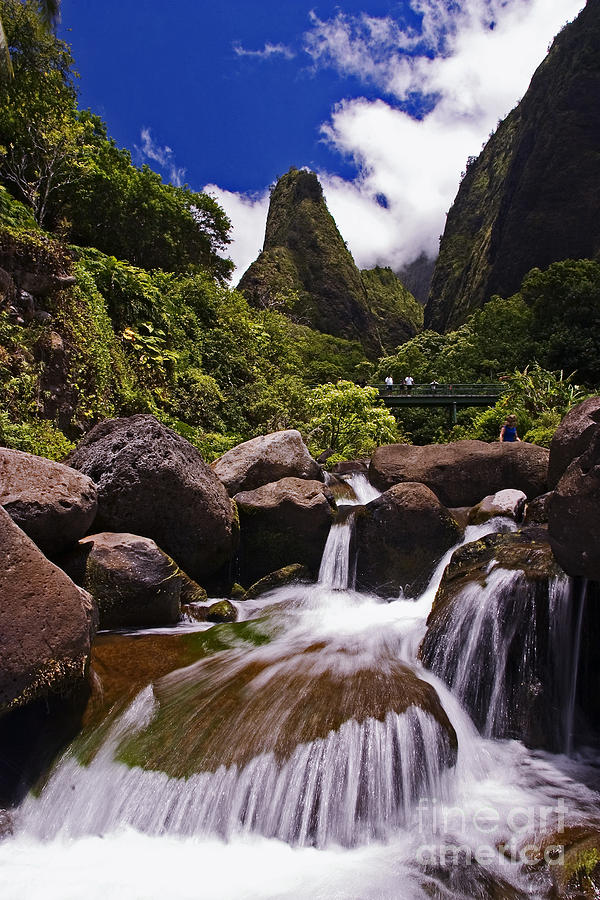 View Of Iao Needle #1 Photograph by Ron Dahlquist - Printscapes