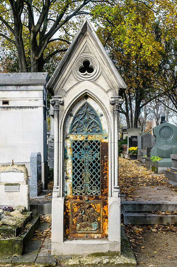 View of Pere Lachaise Cemetery #1 Photograph by Alain De Maximy