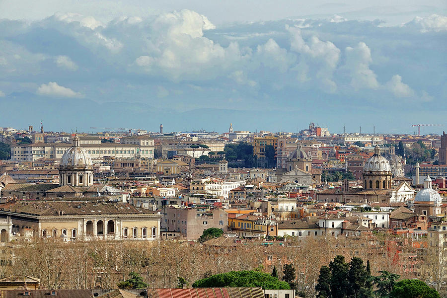 View Of Rome Italy From Atop Gianicolo Hill #1 Photograph by Rick Rosenshein