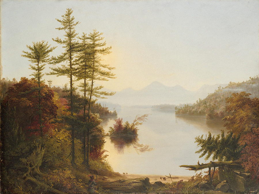 View On Lake Winnipiseogee Painting by Thomas Cole - Fine Art America