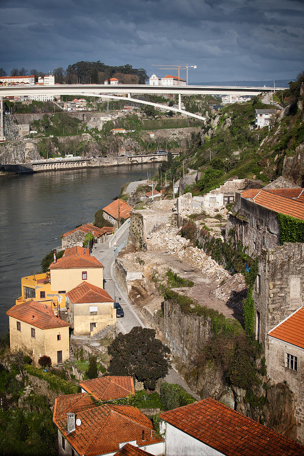 Bridge Photograph - Vila Nova de Gaia and Porto in Portugal #1 by Artur Bogacki