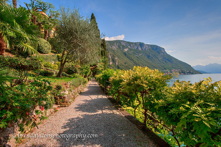 Villa Cipressi Gardens #1 Photograph by Brenda Jacobs