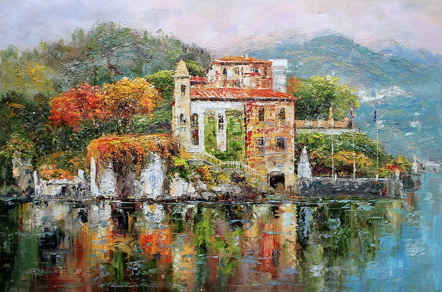 Villa del Balbianello, Lake Como, Italy #3 by Luigi Paulini