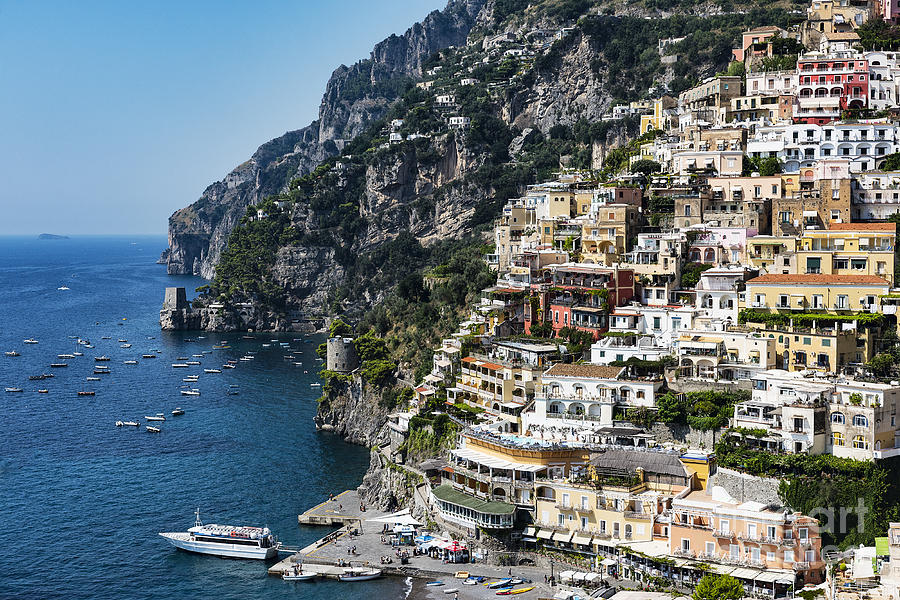 Village of Positano Photograph by John Greim | Fine Art America