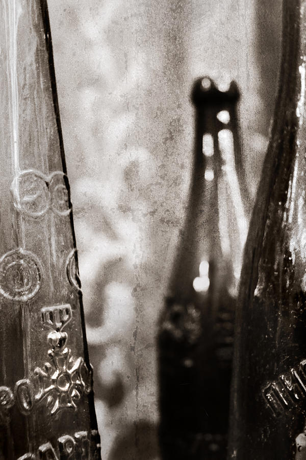 Vintage Beer Bottles. Photograph