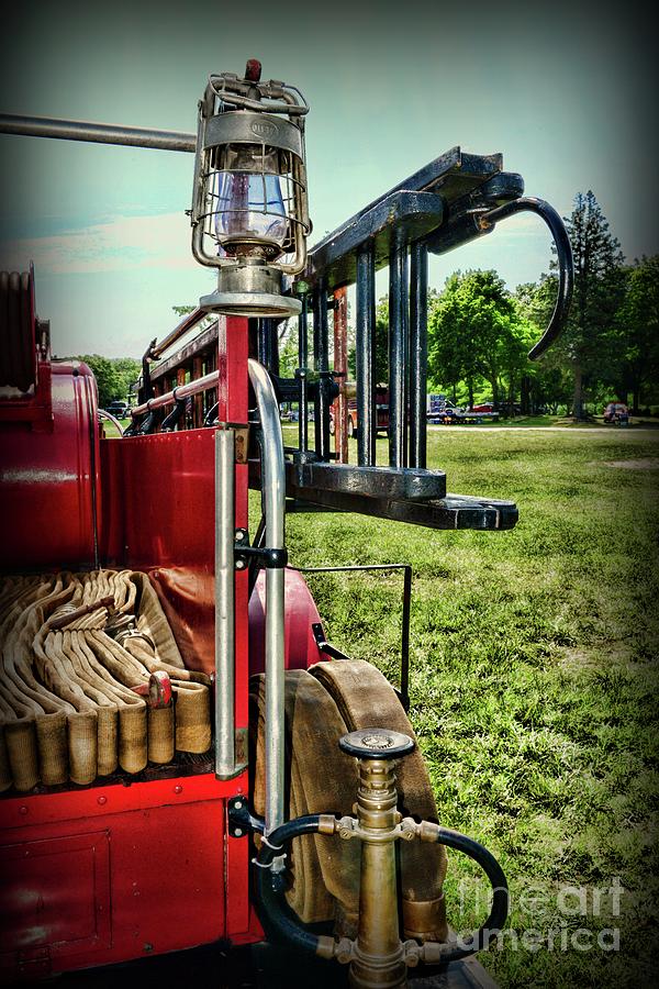 Vintage Fire Truck #1 Photograph by Paul Ward
