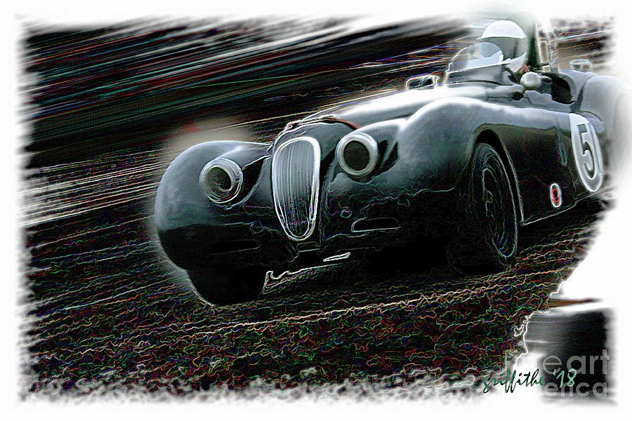 Vintage Jag #3 Photograph by Tom Griffithe