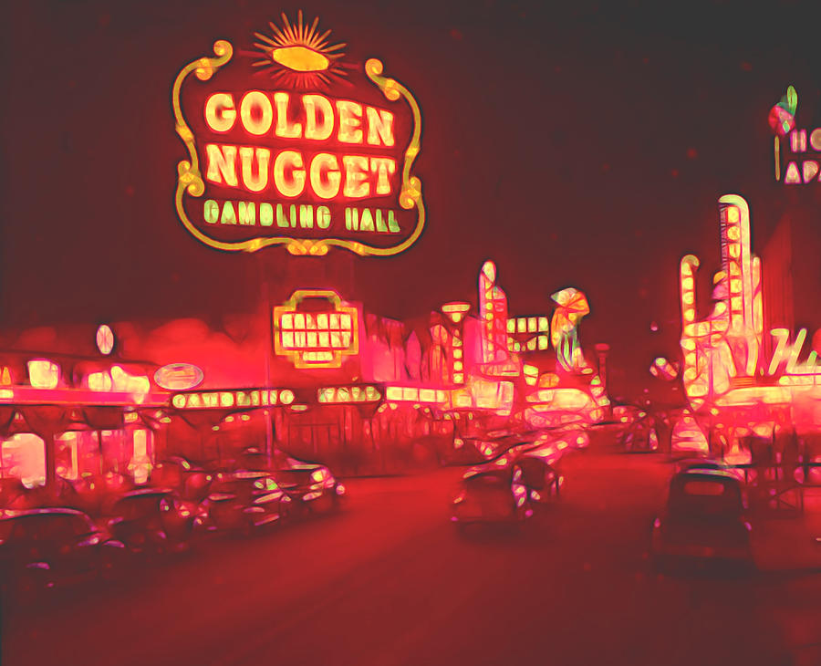 Vintage Las Vegas  MC Digital Art by Cathy Anderson