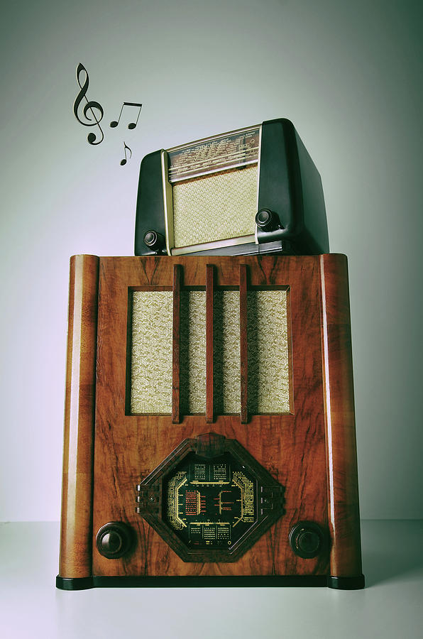 Vintage Radios #1 Photograph by Carlos Caetano
