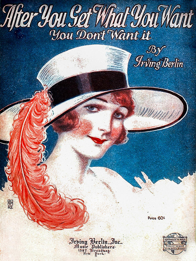 Vintage Sheet Music Cover Photograph