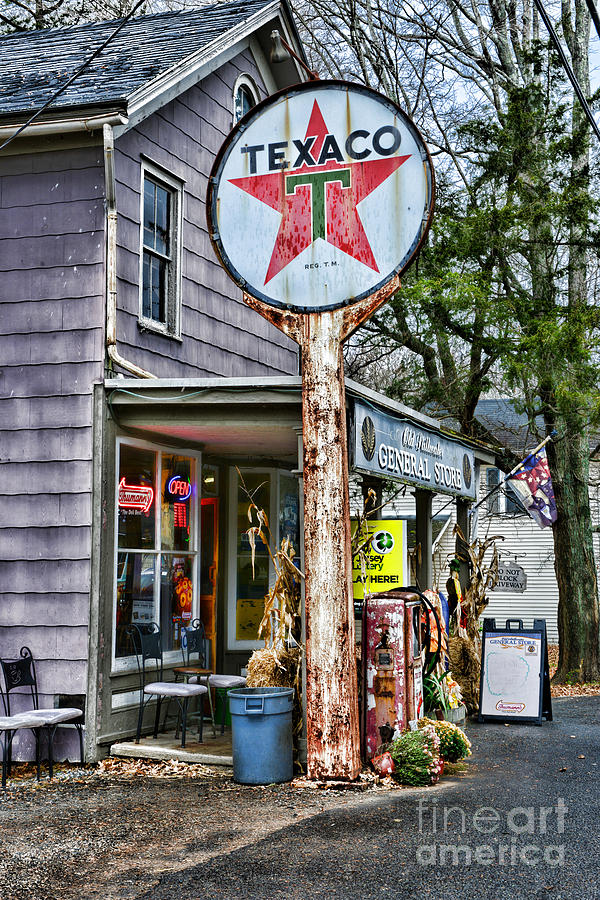 Vintage Texaco Sign #1 Photograph by Paul Ward