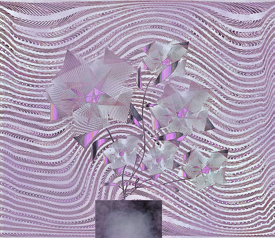 Violet #1 Digital Art by Iris Gelbart