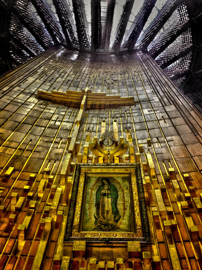 Basilica De Guadalupe Photograph - Virgen de Guadalupe 7 #1 by Totto Ponce