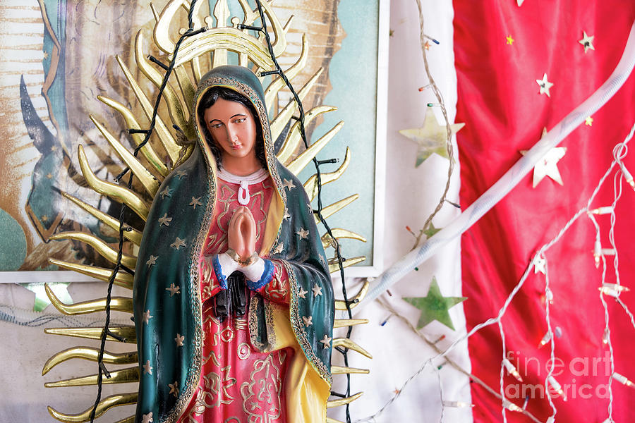 Virgin Mary Shrine #1 Photograph by Jess Kraft