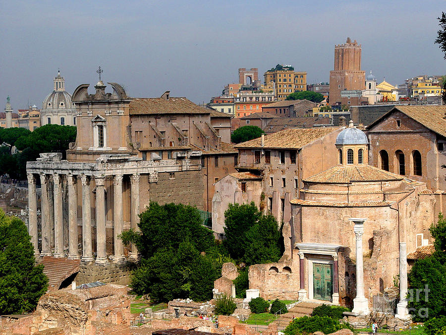 Visions of Rome #1 Photograph by Nancy Bradley