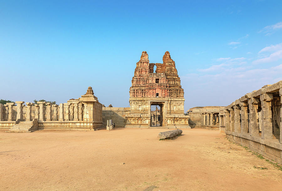 Vitthala Temple Gopuram Hampi Karnataka India Photograph By Henning