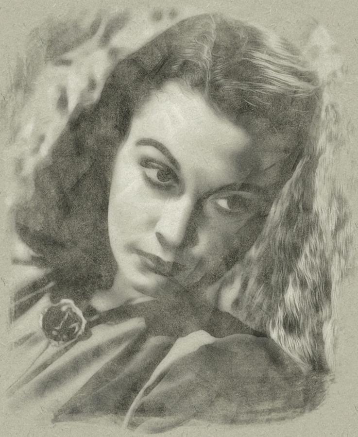 Vivien Leigh Drawing