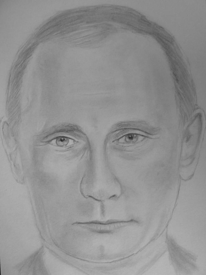 Vladimir Putin Drawing by Paul Blackmore Fine Art America