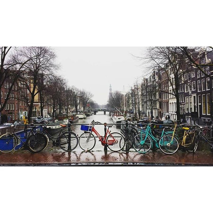 Architecture Photograph - #vsco #amsterdam #canal #water #1 by Victoria Key