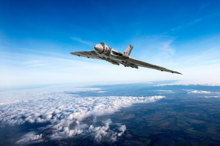 Vulcan in flight Photograph by Gary Eason