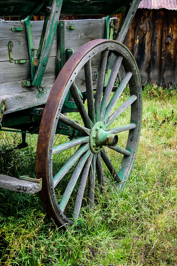 Wagon Wheel #1 Photograph by Jay Stockhaus