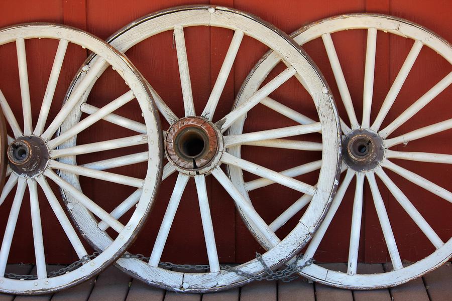 Wagon Wheels #1 Photograph by Douglas Miller