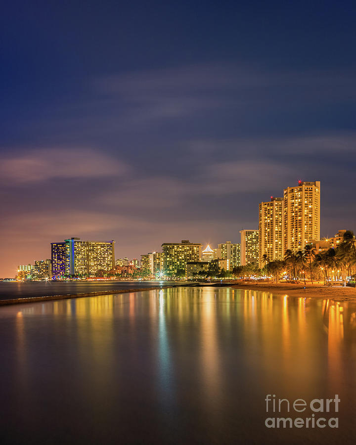 Waikiki Beach, Honolulu #2 Photograph by Henk Meijer Photography