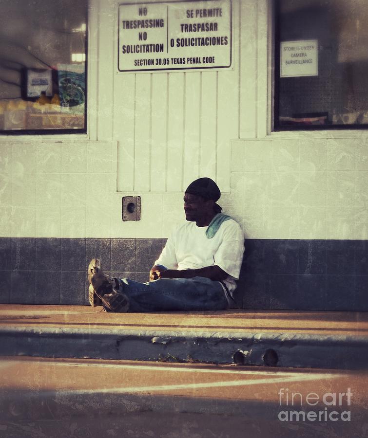 Portrait Photograph - Waiting #1 by Angela Wright