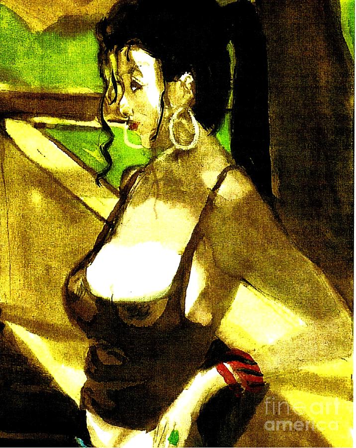 Waiting For Mr Right Painting by Harry WEISBURD Waiting For Mr Right Painting by Harry WEISBURD