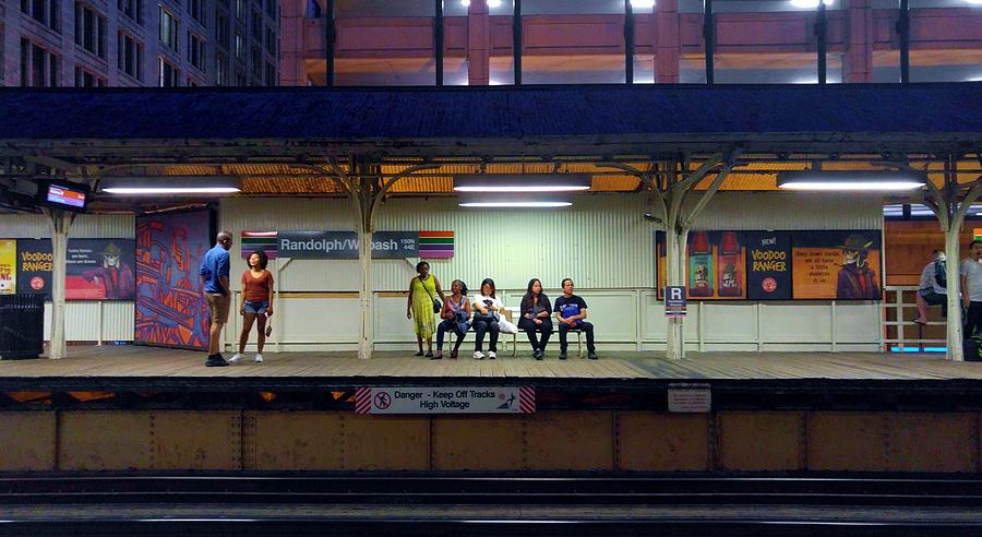 Waiting For The Train #1 Photograph by Rosanne Licciardi